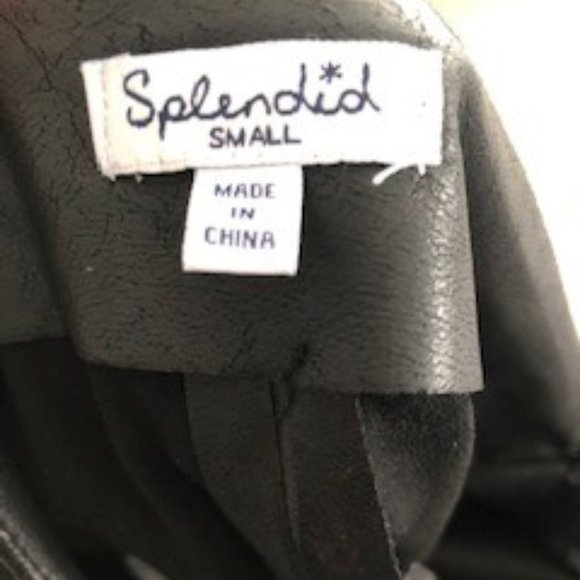 Splendid Faux Leather Mini Skirt - Picture 5 of 6